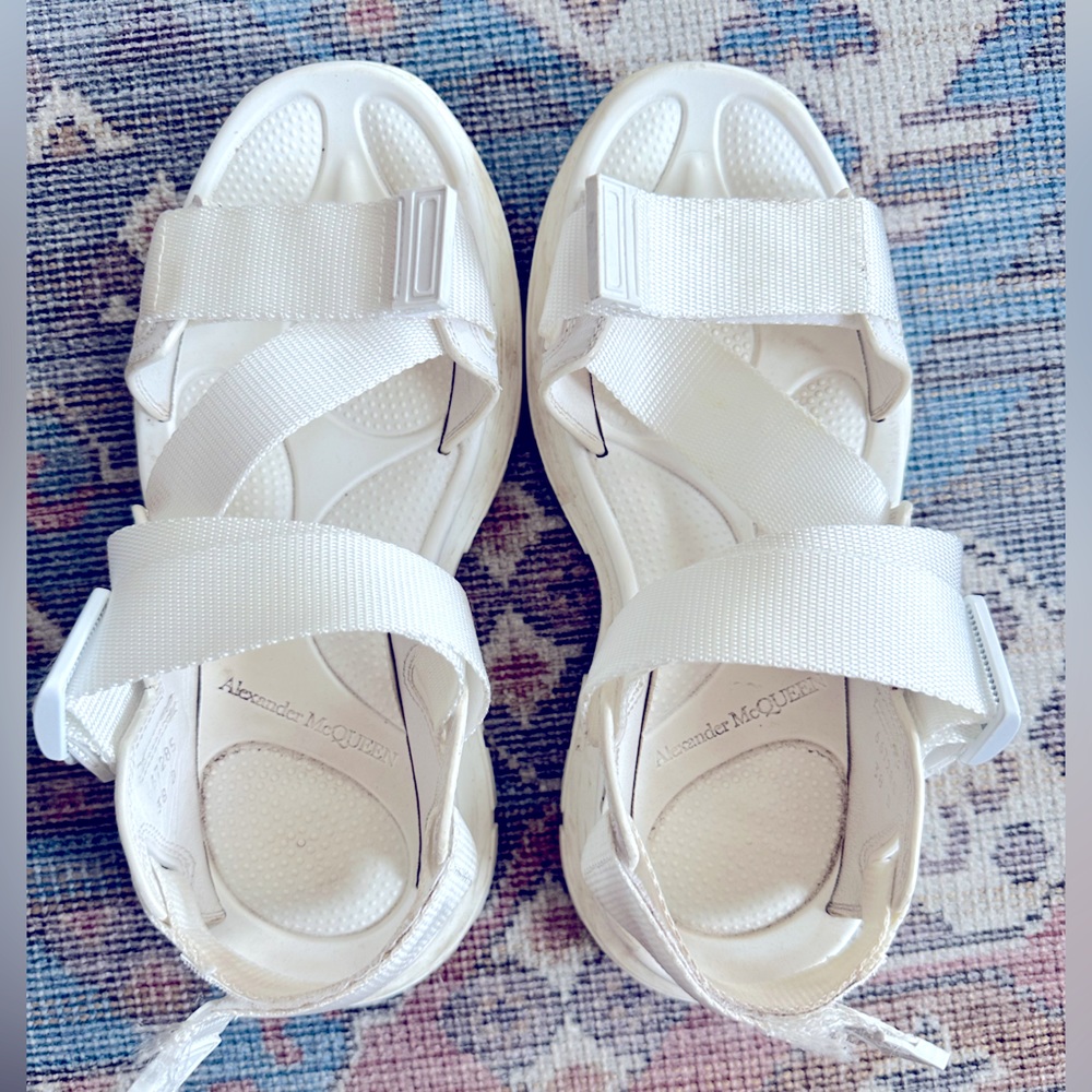 Alexander McQueen “Tread” summer trekking sandals, size 8/38